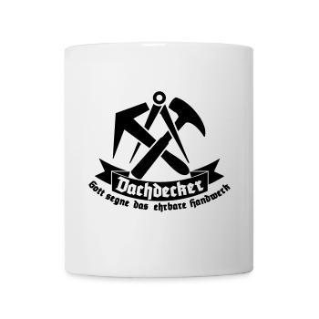 dach1 - Tasse - Weiß - Vorne