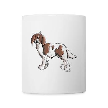 Knuffiger Münsterländer - Tasse - Weiß - Vorne