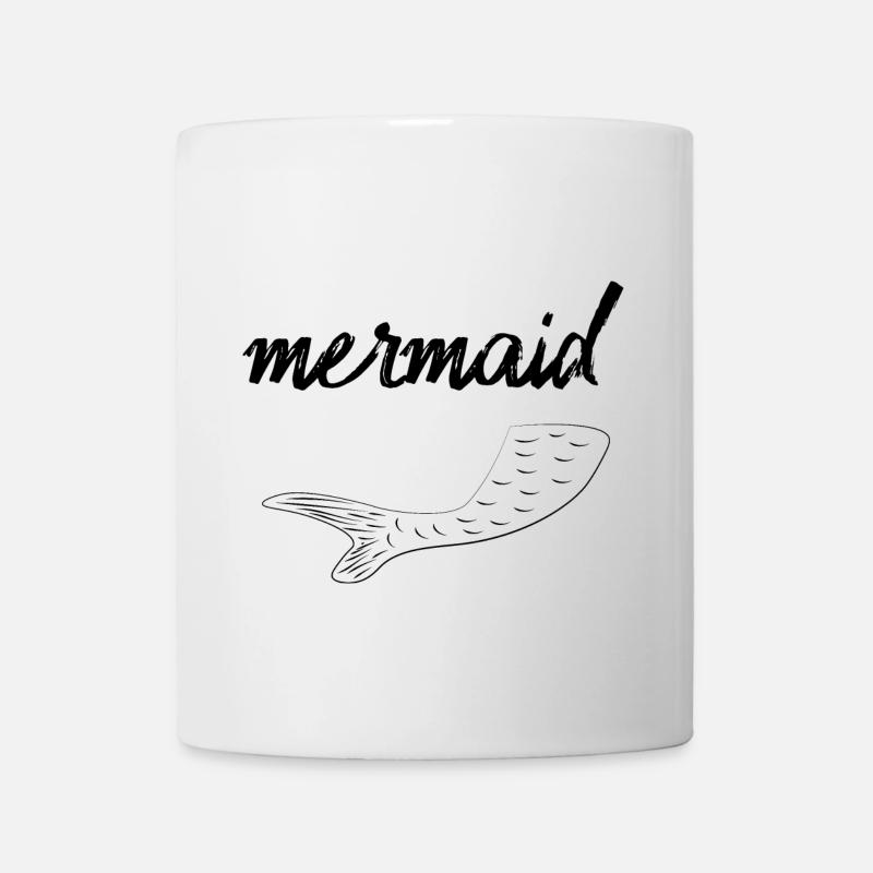 mermaid - Tasse - Weiß