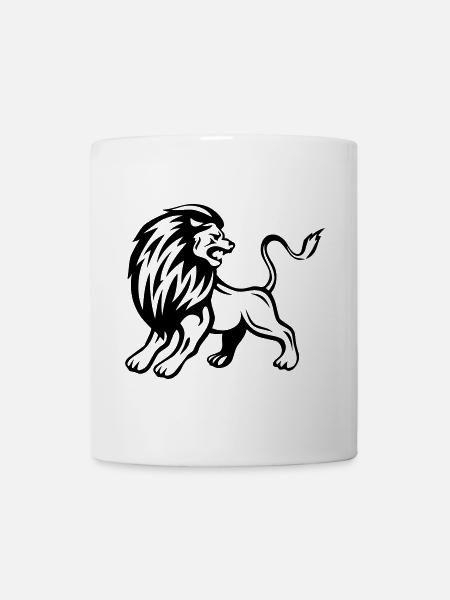 Prachtvoller Löwe - Tasse - Weiß