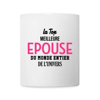 Epouse Femme Couple Saint Valentin Amour Love - Mug blanc - blanc - Devant