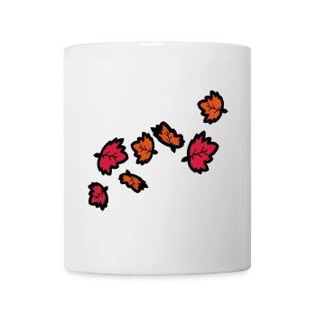 Feuilles d'érable automne - Mug blanc - blanc - Devant