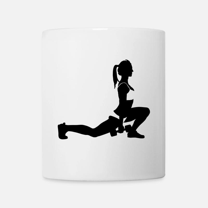 fitness - Mug blanc - blanc