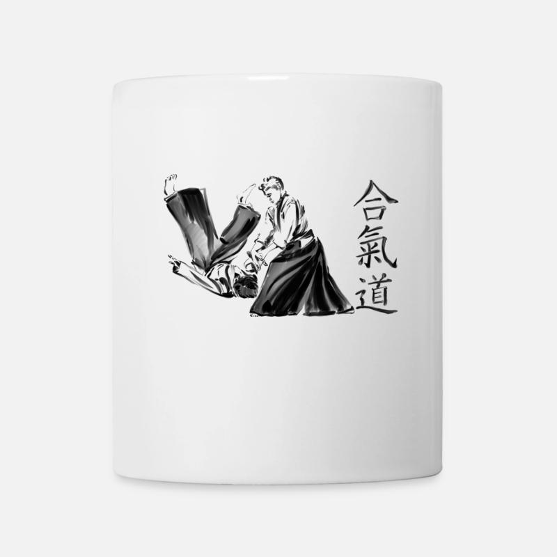 aikido - Mug blanc - blanc