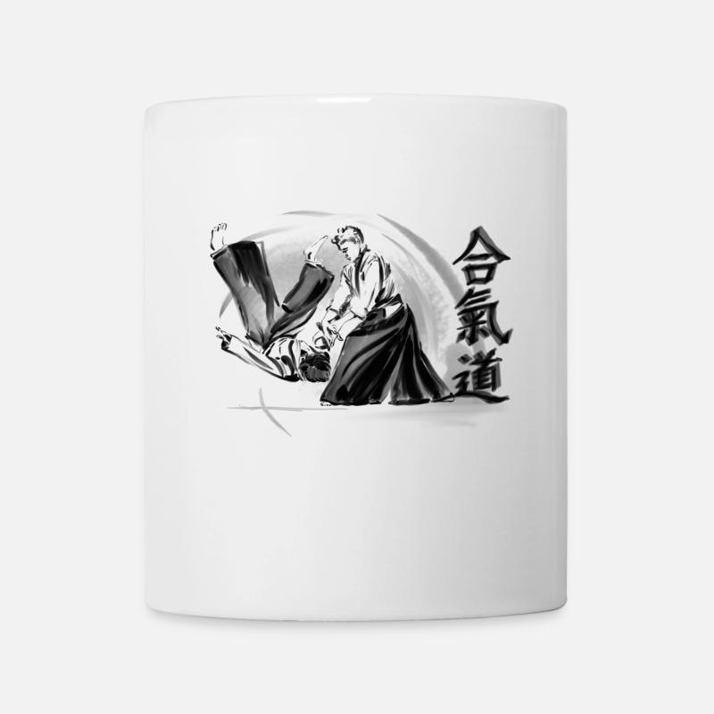 aikido - Mug blanc - blanc