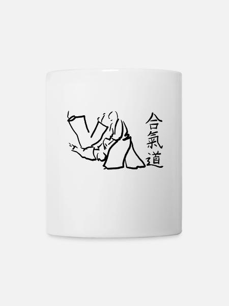 aikido - Mug blanc - blanc