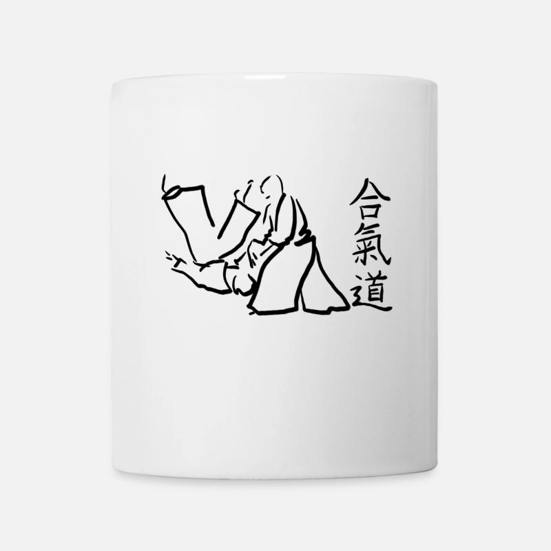 aikido - Mug blanc - blanc