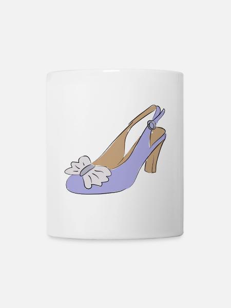 Damenschuh Schuh Mode - Tasse - Weiß