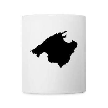 Mallorca (Umriss / Silhouette) - Tasse - Weiß - Vorne