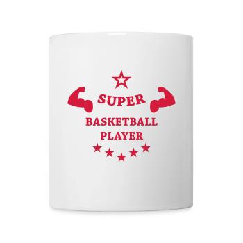 Basketball - Basket Ball - Game - Sport - Player - Tasse - Weiß - Vorne
