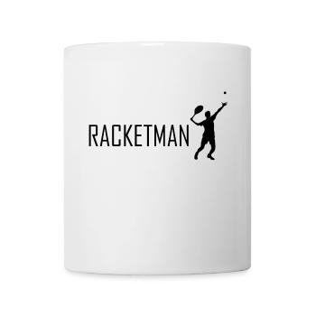 Racketman Tennis Aufschlag - Tasse - Weiß - Vorne