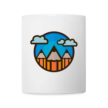 Stifte Landschaft 01 - Tasse - Weiß - Vorne