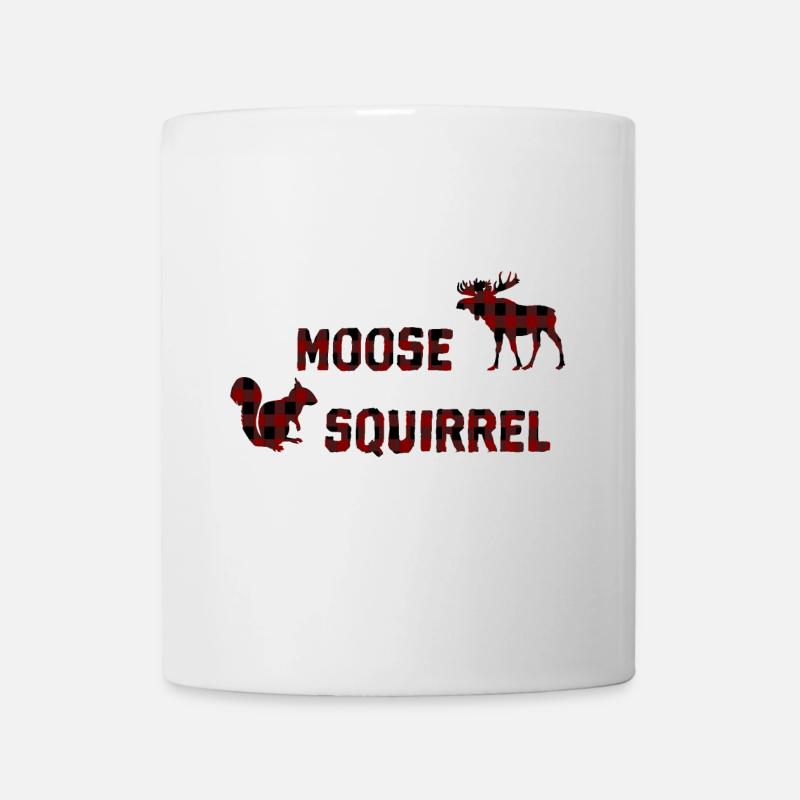 Moose Squirrel - Tasse - Weiß