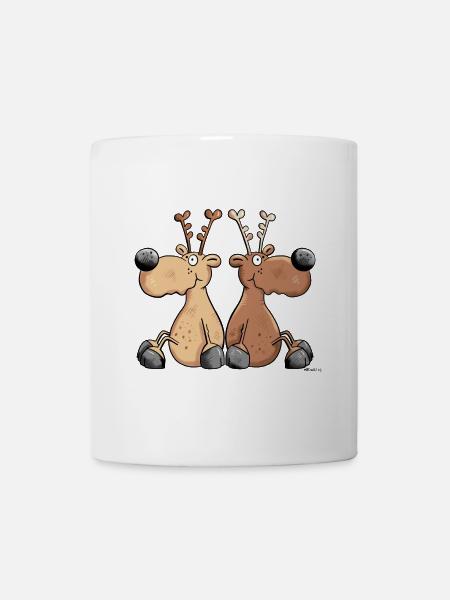 Reindeer Friendship - Mug - white