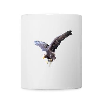 Idée cadeau Aigle à tête blanche volante Adler photo - Mug blanc - blanc - Devant