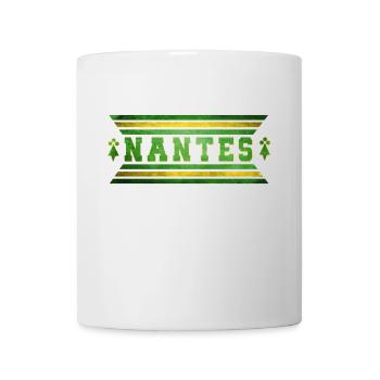 Football Nantes vintage - Mug blanc - blanc - Devant