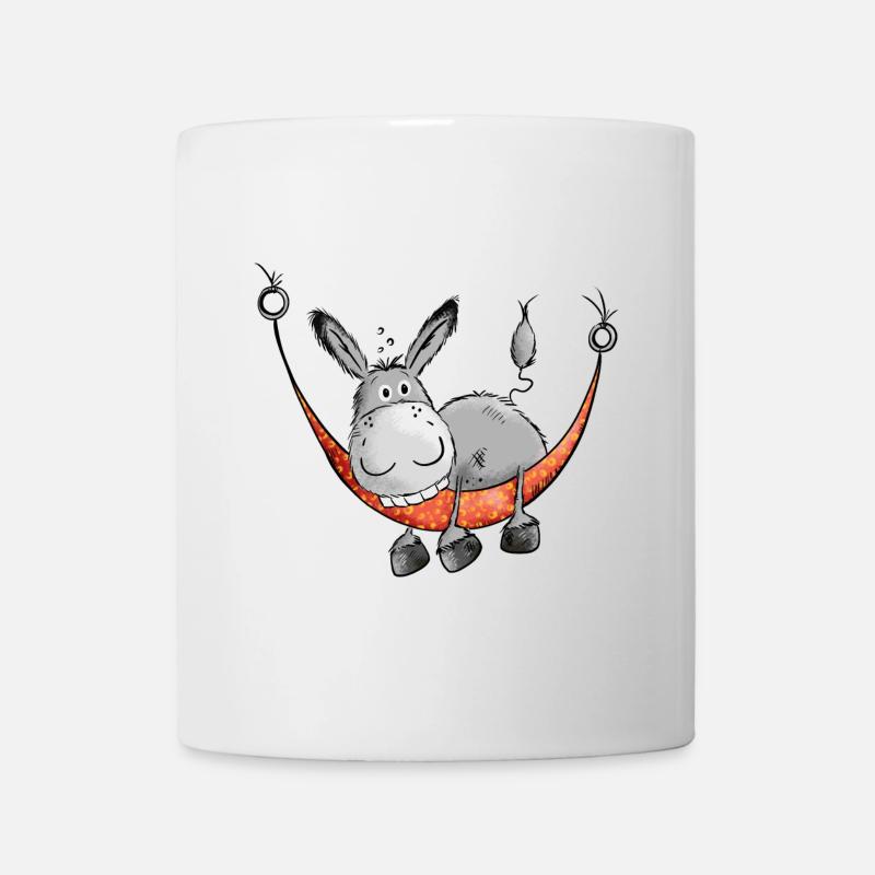 Der Esel hängt ab - Tasse - Weiß