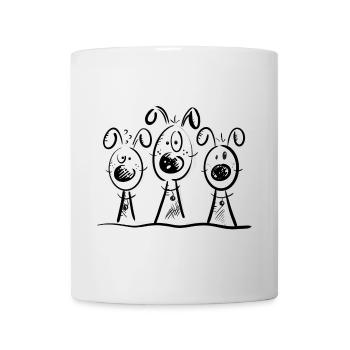 Meilleurs amis - Chien - Chiens - Comique - Mug blanc - blanc - Devant