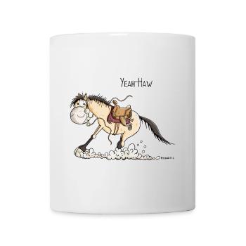 Yeah Haw Quarter Horse - Mug blanc - blanc - Devant