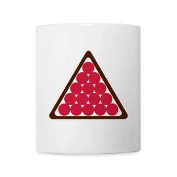 Snooker Rack - Mug - white - Front