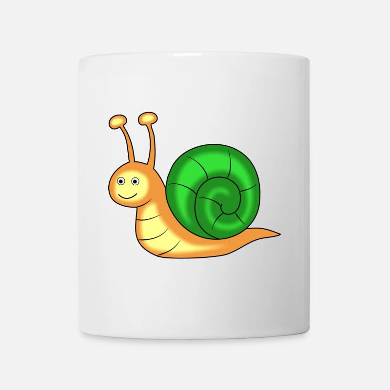 escargot - Mug blanc - blanc