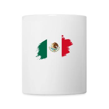 Mexique drapeau mexicain drapeau amérique centrale - Mug blanc - blanc - Devant