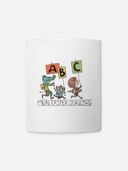 Erster Schultag ABC Abenteuer - Tasse - Weiß