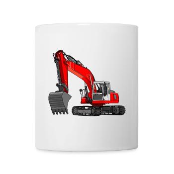 Pelle rouge - Mug blanc - blanc - Devant