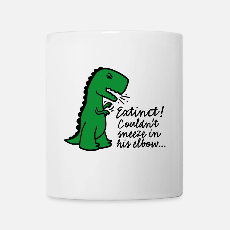 Corona virus Extinct Couldn't sneeze in his elbow - Tasse - Weiß