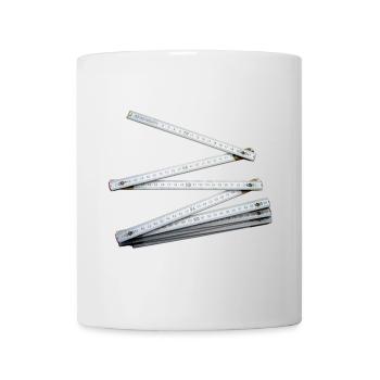 Folding rule - Mug - white - Front