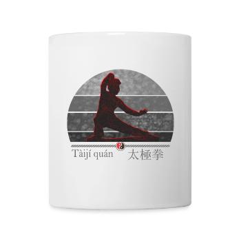 Tai Chi Kämpferin - Trainings Outfit Geschenk - Tasse - Weiß - Vorne