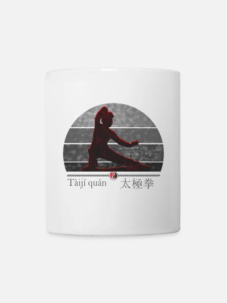 Tai Chi Kämpferin - Trainings Outfit Geschenk - Tasse - Weiß