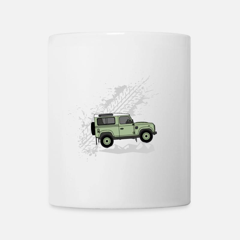 Defender 90 Splash - Tasse - Weiß