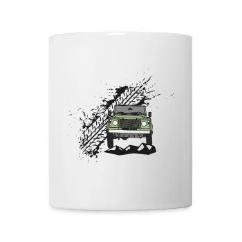 Defender Splash Front - Mug blanc - blanc - Devant