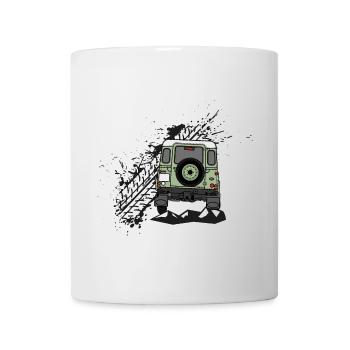 Defender Splash Rear - Mug - white - Front