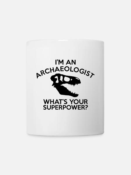 ARCHAEOLOGIST SUPERPOWER - Mug - white