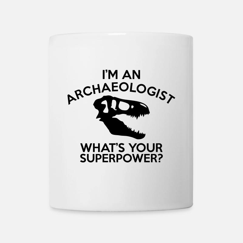 ARCHAEOLOGIST SUPERPOWER - Mug - white