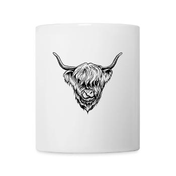 Yak beef highland cattle - Mug - white - Front