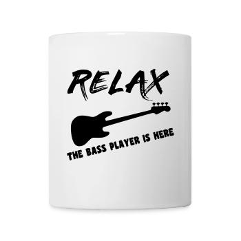 Der Bassist dort ist Bassist, Musiker, Instrument * - Tasse - Weiß - Vorne