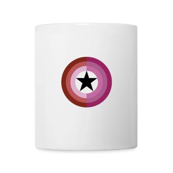 Proud to be Lesbian - LGBT Symbols - Mug blanc - blanc - Devant
