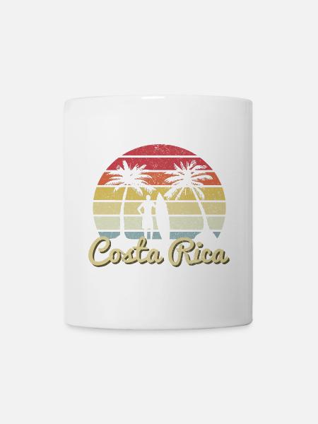 Surfer Costa Rica - Tasse - Weiß