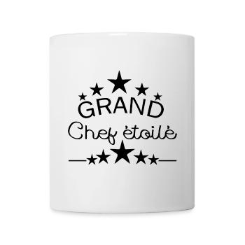 Grand chef étoilé - Mug blanc - blanc - Devant