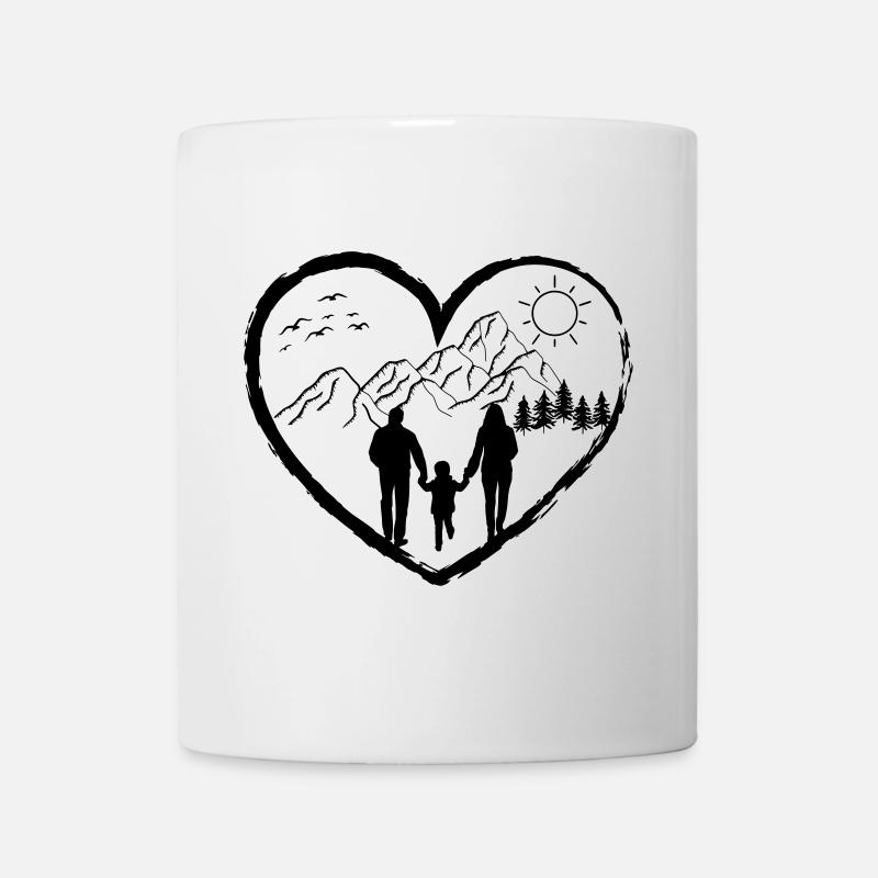 Hiking summer nature freedom gift - Mug - white