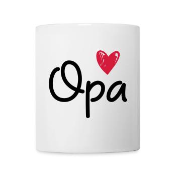 opa - der Opa ist der Beste - Tasse - Weiß - Vorne