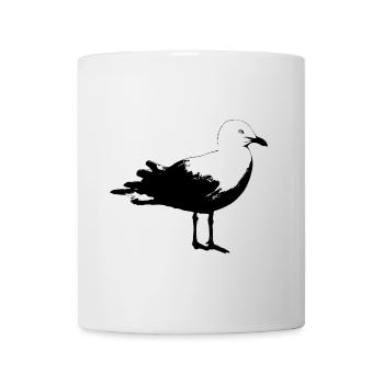 Seagull beach vacation travel sea sun - Mug - white - Front