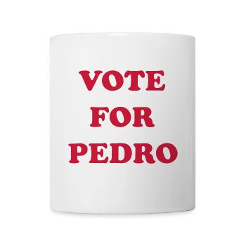 Votez pour Pedro - Mug blanc - blanc - Devant