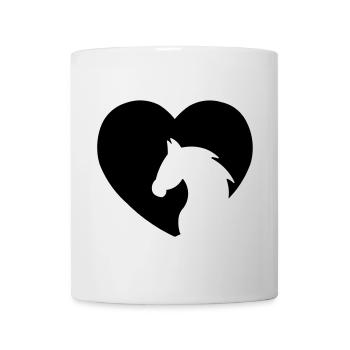CHEVAL POUR MON CŒUR - Mug blanc - blanc - Devant