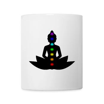 Buddha - Tasse - Weiß - Vorne