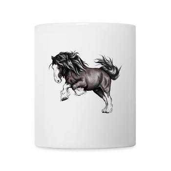 Puissance de cheval - Mug blanc - blanc - Devant