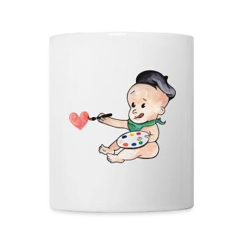 Baby Loves Daddy - Mug - white - Front